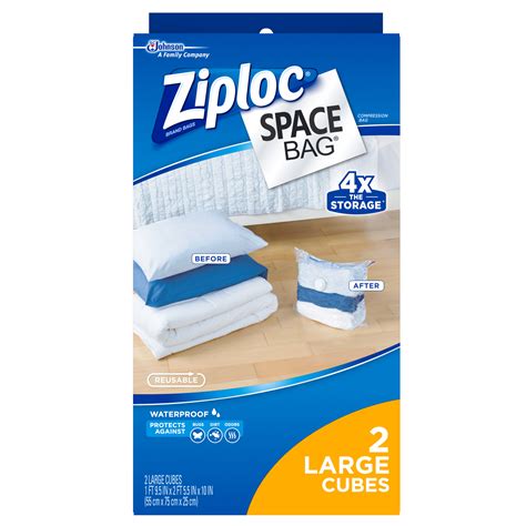 ziploc space bag jumbo cube.